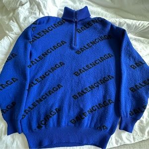 Balenciaga Zip Turtleneck